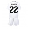 Real Madrid Antonio Rudiger #22 Hjemmedraktsett Barn 2022-23 Kortermet (+ korte bukser)